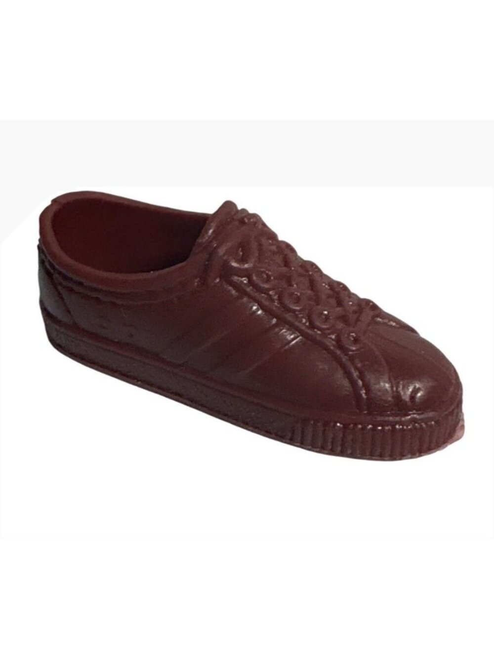 Mattel Big Jim Brown Sneaker / Soccer Trainer Doll Shoe Brown One Shoe